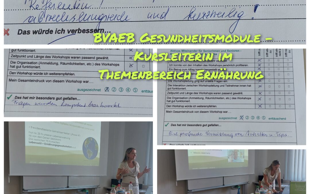 BVAEB – Workshop im Rahmen der Gesundheitsförderung